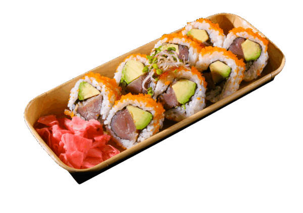 California Tuna Avocado Roll, Masago