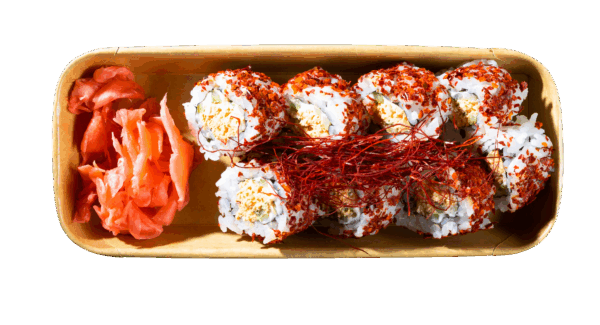 California Spicy Tuna-Salat Roll, Chili-Flocken – Bild 2