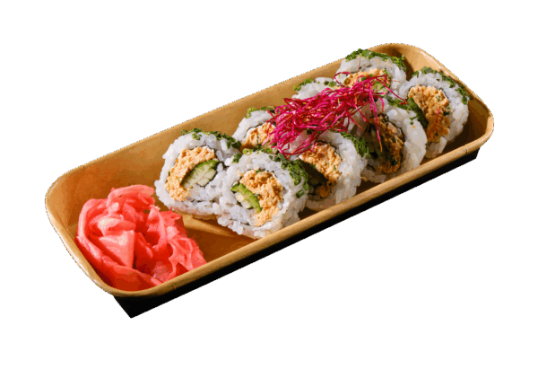 California Lachs-Salat Roll, Schnittlauch