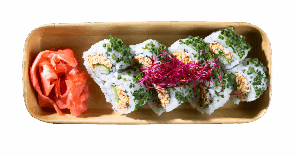 California Lachs-Salat Roll, Schnittlauch – Bild 2