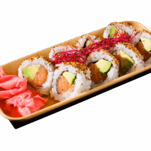California Lachs Avocado Roll,Sesam