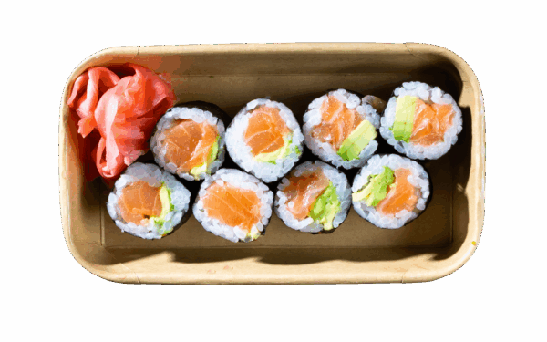 Maki Lachs Avocado – Bild 2
